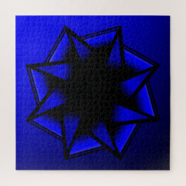 ブルーズブルーグラデーションスターボウ ジグソーパズル