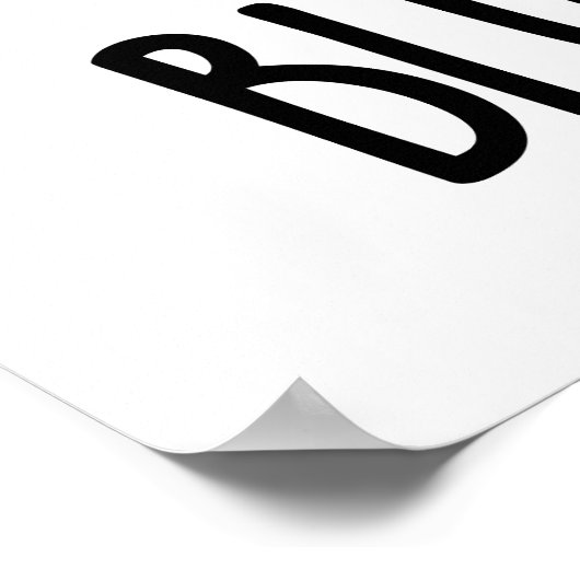 ブルーズベリーフおもしろいルーツプン ポスター (角)