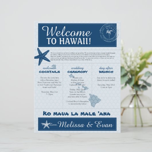 ブルーズ結婚スターフィッシュウェルカムレター (スタンド正面)