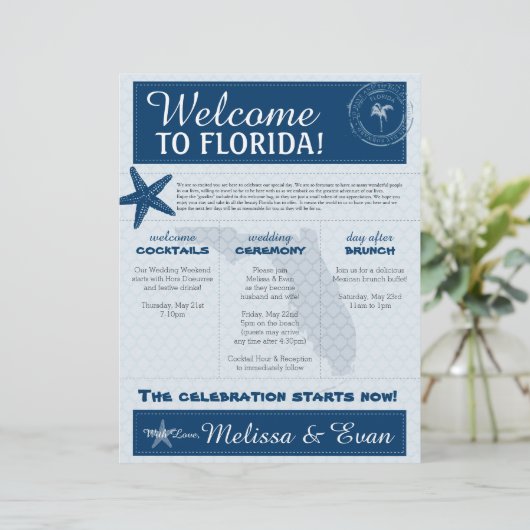 ブルーズ結婚スターフィッシュウェルカムレター (スタンド正面)