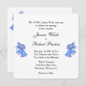 ブルーズ結婚ベル招待状 招待状 (正面/裏面)