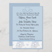 ブルーズ結婚ベル招待状 招待状 (正面/裏面)