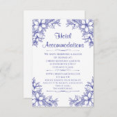 ブルーズ華美結婚ホテルアコモデーション エンクロージャーカード (正面/裏面)