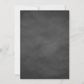 ブルーズ・アンド・アイ・ドゥズ ブルワリー 黒板 ウェディング 招待状 (裏面)