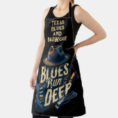 ブルーズ ミュージック レトロ エステティック ヴィンテージ ジャズ エプロン (インサイチュ)