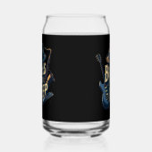 ブルーズ ミュージック レトロ エステティック ヴィンテージ ジャズ ガラス缶 (左)