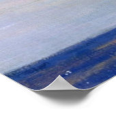 ブルーセイボートシースケッ絵を描プ ポスター (角)