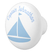 ブルーセイボート航海のカスタム セラミックノブ (右)