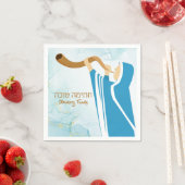 ブルーセウダハマフェケットヨムキプール スタンダードカクテルナプキン (インサイチュ)