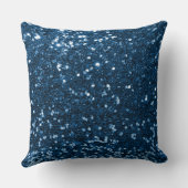 ブルーセクフェイクイングリッター装飾用クッション クッション (裏面)
