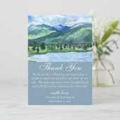 ブルーセフランスのーレネウォーターカラーレイク2 サンキューカード (スタンド正面)