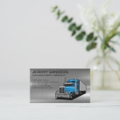 ブルーセミトラック トラック運送業界 名刺 (スタンド正面)