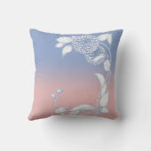 ブルーセレニティアンドバラクォーツフローラ クッション (裏面)