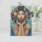 "ブルーセレニティフラットサンキューカード サンキューカード (スタンド正面)