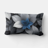 ブルーセレニティ花びら ランバークッション (裏面)