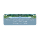 ブルーセレフランスのネウォーターカラーレイク住所 シール (正面)