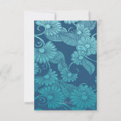 ブルーセーブ・ザ・デート案内 招待状 (裏面)