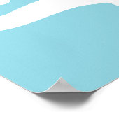 ブルーセールのサイン、18x24春シーズンセールのサイン ポスター (角)