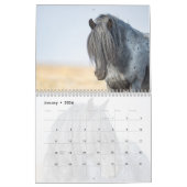 ブルーゼウス：赤い砂漠暦のハート カレンダー (1月 2026)