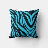 ブルーゼブラストライプ クッション (裏面)