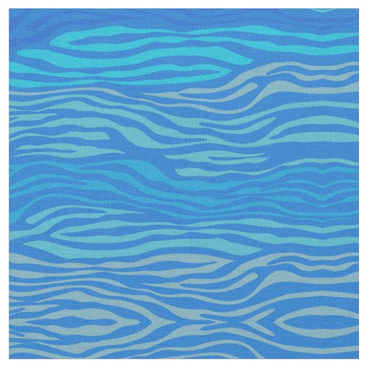ブルーゼブラストライプ ファブリック (クローズアップ)