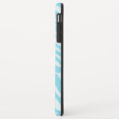 ブルーゼブラ柄 Case-Mate iPhoneケース (裏面/左)