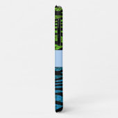 ブルーゼブラ,グリーンゼブラ,グリッターゼブラ,あなたの名前 Case-Mate iPhoneケース (裏面/左)