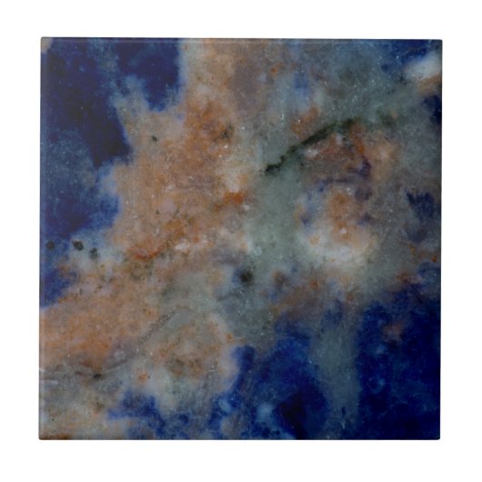 ブルーソダライトクローズアップ タイル (正面)