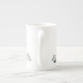 ブルーソックスのかわいいケシャンドファミリー |キーズドッグ ボーンチャイナマグカップ (裏面)