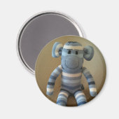 ブルーソックモンキーマグネット マグネット (正面/裏面)