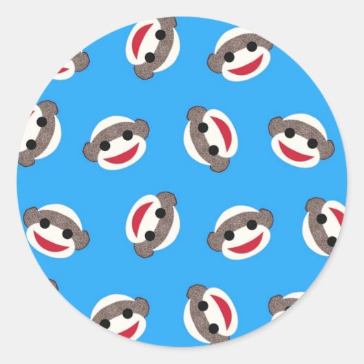 ブルーソックモンキー ラウンドシール (正面)