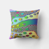 ブルーソファの小さな花 クッション (裏面)