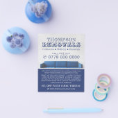 ブルーソファ取り外し広告会社 チラシ (シングル)