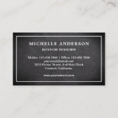 ブルーソファ家具店インテリアデザイナー 名刺 (裏面)