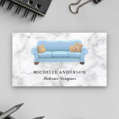 ブルーソファ家具店インテリアデザイナー 名刺