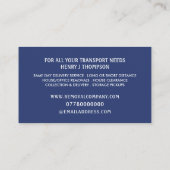 ブルーソファ除去会社 名刺 (裏面)