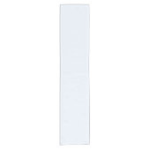 ブルーソフトホワイトパステル無地のカラー ショートテーブルランナー (正面)