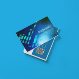 ブルーソフユニークトウェア技術プロフェッショナルQRコード 名刺