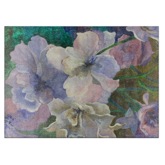 ブルーソリロキーガラス切削板 カッティングボード (正面)