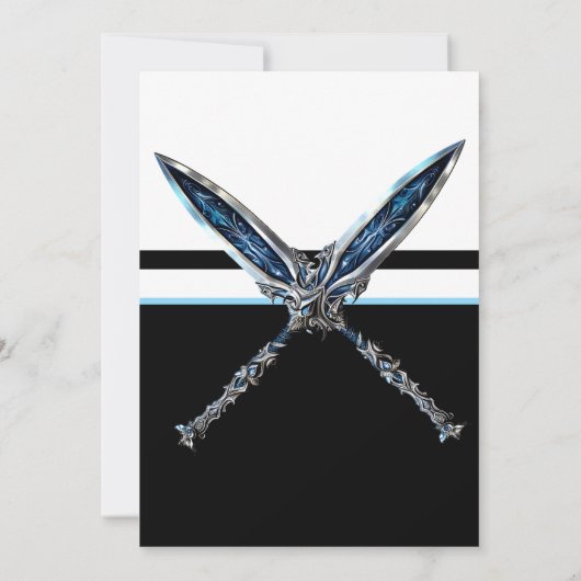 ブルーソード9th男の子バースデーパーティー 招待状 (裏面)