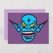 ブルーゾンビトロッパデーモンハガキ ポストカード (正面/裏面)