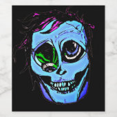 ブルーゾンビ ワインラベル (シングルラベル)