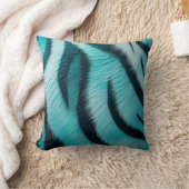 ブルータイガーストライプズ クッション (ブランケット)