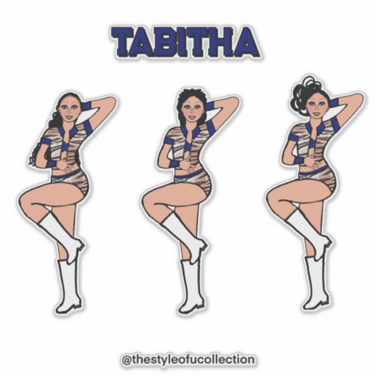 ブルータイガーダンサー#2 シール (正面)