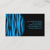 ブルータイガープリント名刺 名刺 (裏面)