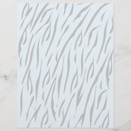 ブルータイガーベイビーシャワーのアドバイスカードフライヤー (裏面)