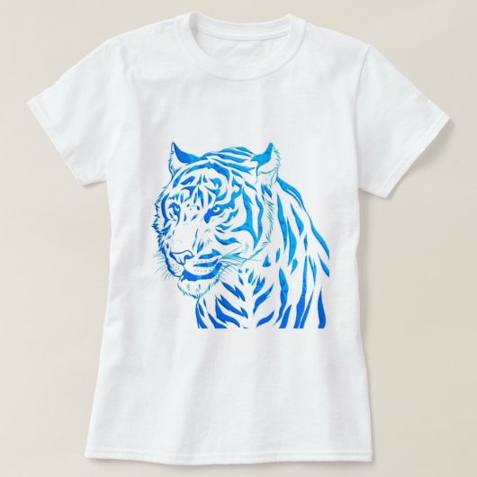 ブルータイガーTシャツ Tシャツ (デザイン正面)