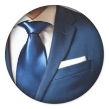 ブルータイクラシック丸ステッカー