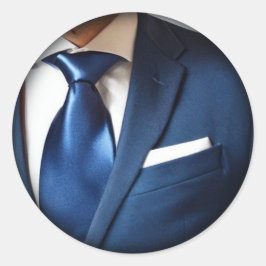 ブルータイクラシック丸ステッカー ラウンドシール