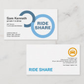 ブルータイヤサークルライド共有ドライバー 名刺 (正面/裏面)